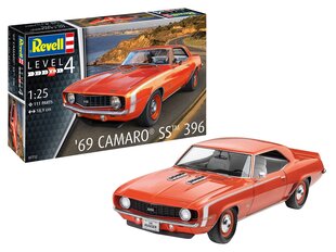 Surenkamas modelis '69 Camaro SS 396, 1/25, 07712 kaina ir informacija | Konstruktoriai ir kaladėlės | pigu.lt