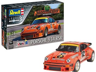 Сборная пластиковая модель Revell - Jägermeister Motor Sport 50th Anniversary Porsche 934 RSR подарочный набор, 1/24, 05669 цена и информация | Конструкторы и кубики | pigu.lt