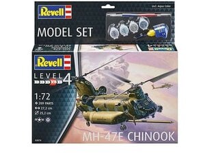 Сборная пластиковая модель Revell - CH-47D Chinook подарочный набор, 1/144, 63825 цена и информация | Конструкторы и кубики | pigu.lt