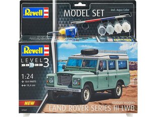Сборная пластиковая модель Revell - Land Rover Series III подарочный набор, 1/24, 67047 цена и информация | Конструкторы и кубики | pigu.lt