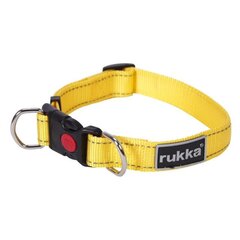 Ошейник для собак Rukka Bliss Polar, разные размеры, желтый 30-40 см, 20 мм цена и информация | Ошейники, подтяжки для собак | pigu.lt
