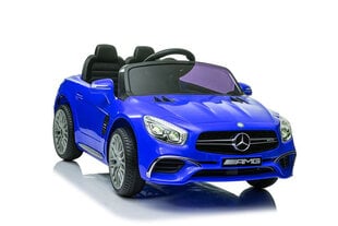 Dvivietis elektromobilis vaikams Mercedes SL65 S Lean Cars, mėlynas kaina ir informacija | Elektromobiliai vaikams | pigu.lt