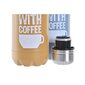 Gertuvių rinkinys DKD Home Decor Coffee Ideas, 500 ml, 3 dalių kaina ir informacija | Gertuvės | pigu.lt