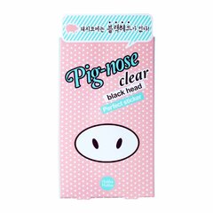 Porų valymo juostelės Holika Holika Pig Nose Clear Black Head цена и информация | Маски для лица, патчи для глаз | pigu.lt