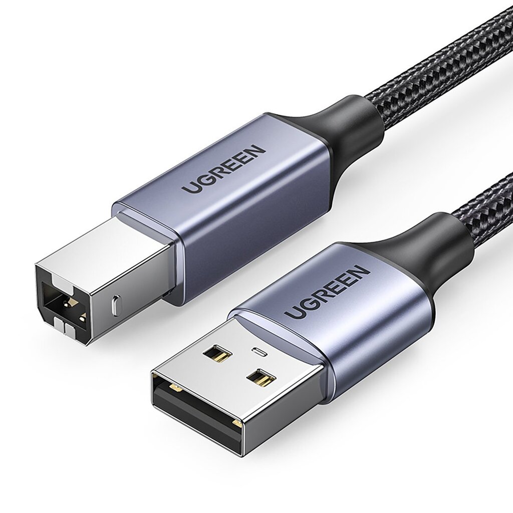 Ugreen uSB Type B Printer Cable (Male) - USB 2.0 (Male) 480 Mbps 5m Black  (US369 90560) цена | pigu.lt