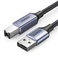 Ugreen, USB Type B - USB 2.0, 5 m цена и информация | Laidai telefonams | pigu.lt