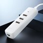 Ugreen 4-in-1 USB HUB Type C - 3x USB Type A 3.1 Gen 1 + RJ45 PD white (CM416 50620) kaina ir informacija | Adapteriai, USB šakotuvai | pigu.lt