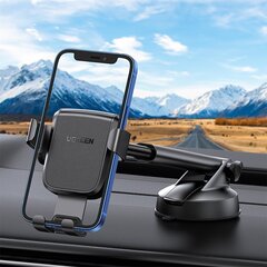 Ugreen gravity phone holder for dashboard cockpit black (LP200 60990B) цена и информация | Держатели для телефонов | pigu.lt