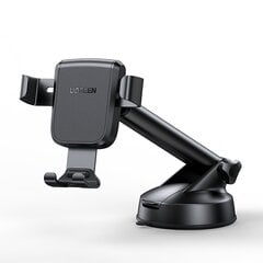 Ugreen gravity phone holder for dashboard cockpit black (LP200 60990B) цена и информация | Держатели для телефонов | pigu.lt