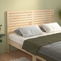 Изголовье кровати, 126x4x100см, коричневое цена и информация | Кровати | pigu.lt