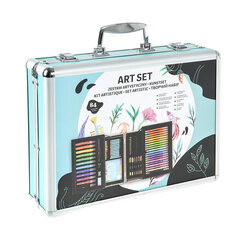 Piešimo įrankių lagaminėlis Smiki Art, 84 d. kaina ir informacija | Piešimo, tapybos, lipdymo reikmenys | pigu.lt