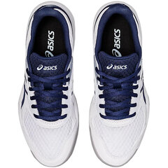 Женская волейбольная обувь Asics Upcourt 5. белая и темно-синяя, 1072A088 100 цена и информация | Спортивная обувь, кроссовки для женщин | pigu.lt