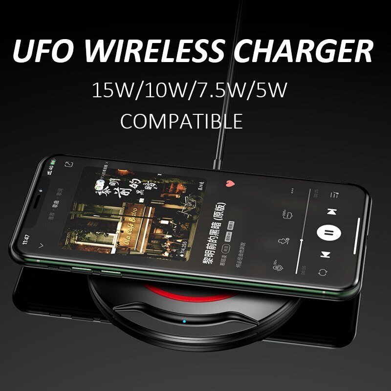 Wireless Induction Charger QI Universal Fast Charger Magnetic kaina ir informacija | Krovikliai telefonams | pigu.lt