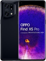 Oppo Find X5 Pro 5G 12/256GB Glaze Black kaina ir informacija | Mobilieji telefonai | pigu.lt