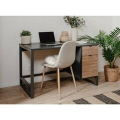 Письменный стол Sumatra, коричневый/черный цена и информация | Компьютерные, письменные столы | pigu.lt