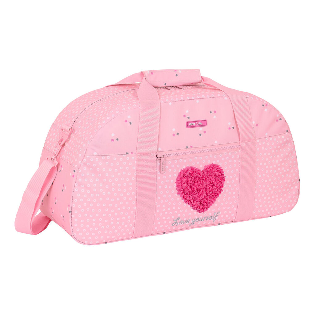 Sporto krepšys Safta Love Yourself Rožinė (50 x 26 x 20 cm) kaina ir informacija | Kuprinės ir krepšiai | pigu.lt