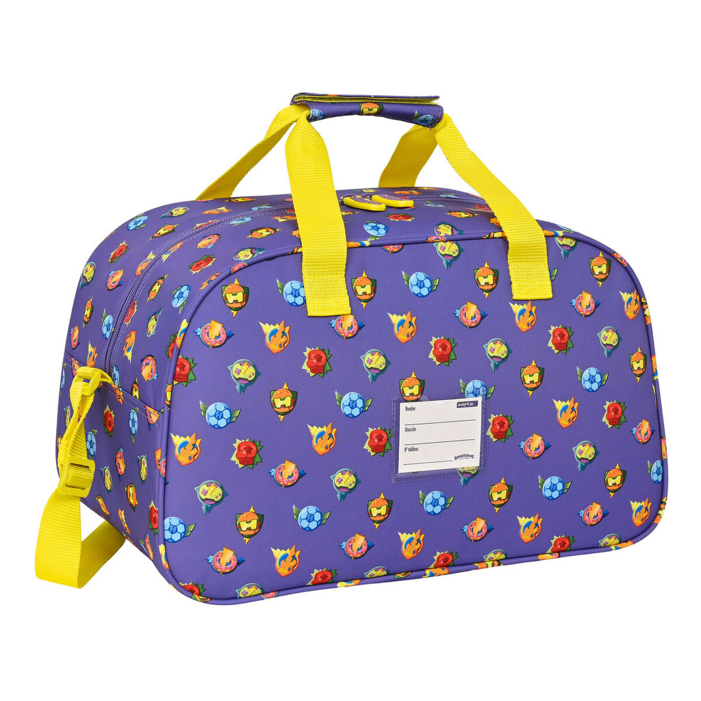 Sporto krepšys SuperThings Guardians of Kazoom Purpurinė Geltona (40 x 24 x 23 cm) kaina ir informacija | Kuprinės ir krepšiai | pigu.lt
