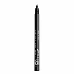 Eyeliner NYX That's The Point Hella fine (0,6 мл) цена и информация | Тушь, средства для роста ресниц, тени для век, карандаши для глаз | pigu.lt