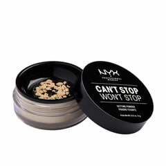 Пудра для фиксации макияжа NYX Can't Stop Won't Stop Light-medium (6 г) цена и информация | Пудры, базы под макияж | pigu.lt