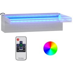 Krioklys su įvairių spalvų led lemputėmis, 30 cm цена и информация | Садовый палисадник Cellfast 4 Standard 2,3 м графит | pigu.lt