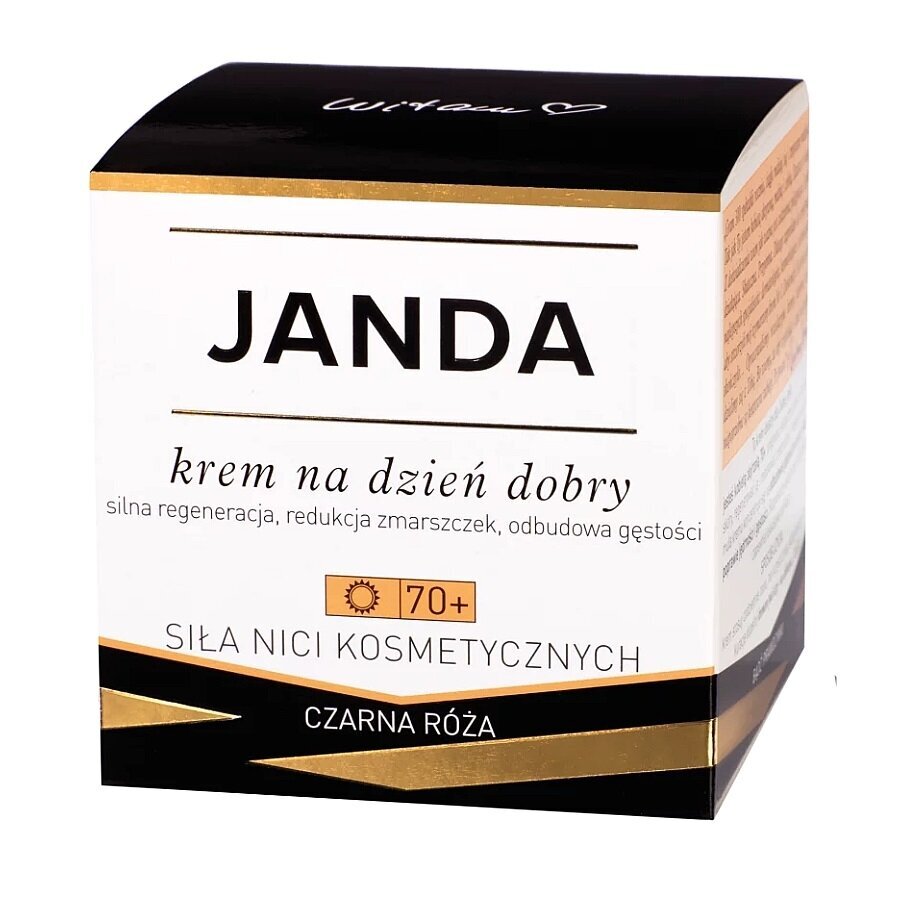 Dieninis veido kremas Janda 70+ Juodoji rožė, 50 ml kaina ir informacija | Veido kremai | pigu.lt