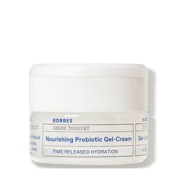 Гель-крем питательный для лица Korres Nourishing Probiotic Greek Yoghurt, 40 мл цена и информация | Кремы для лица | pigu.lt