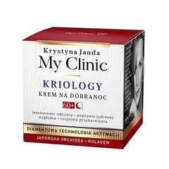 Ночной крем для лица Krystyna Janda My clinic Kriology Японская орхидея и коллаген 60+, 50 мл цена и информация | Кремы для лица | pigu.lt