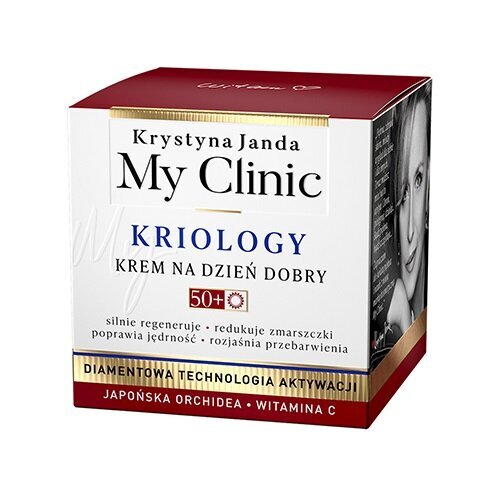 Dieninis veido kremas Krystyna Janda My clinic Kriology Japoniška orchidėja ir vitaminas C 50+, 50 ml цена и информация | Veido kremai | pigu.lt