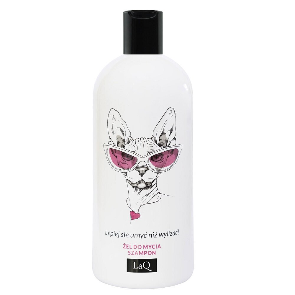 Dušo želė - šampūnas LaQ Wash gel & shampoo 2in1 Kitty, 300 ml kaina ir informacija | Dušo želė, aliejai | pigu.lt