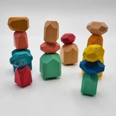 Mediniai balansavimo akmenukai - Tooky Toy kaina ir informacija | Lavinamieji žaislai | pigu.lt