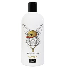Dušo želė ir šampūnas Laq Kiškis 2in1, 300 ml kaina ir informacija | Šampūnai | pigu.lt