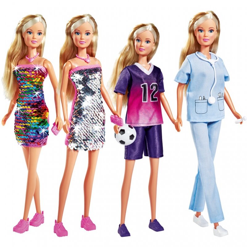 Lėlė - Steffi, 3in1 kaina ir informacija | Žaislai mergaitėms | pigu.lt