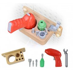 Набор инструментов для доски с отверткой - Masterkidz, 8 предметов цена и информация | Развивающие игрушки | pigu.lt