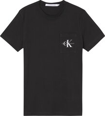 Marškinėliai vyrams Calvin Klein 48417, juodi цена и информация | Мужские футболки | pigu.lt