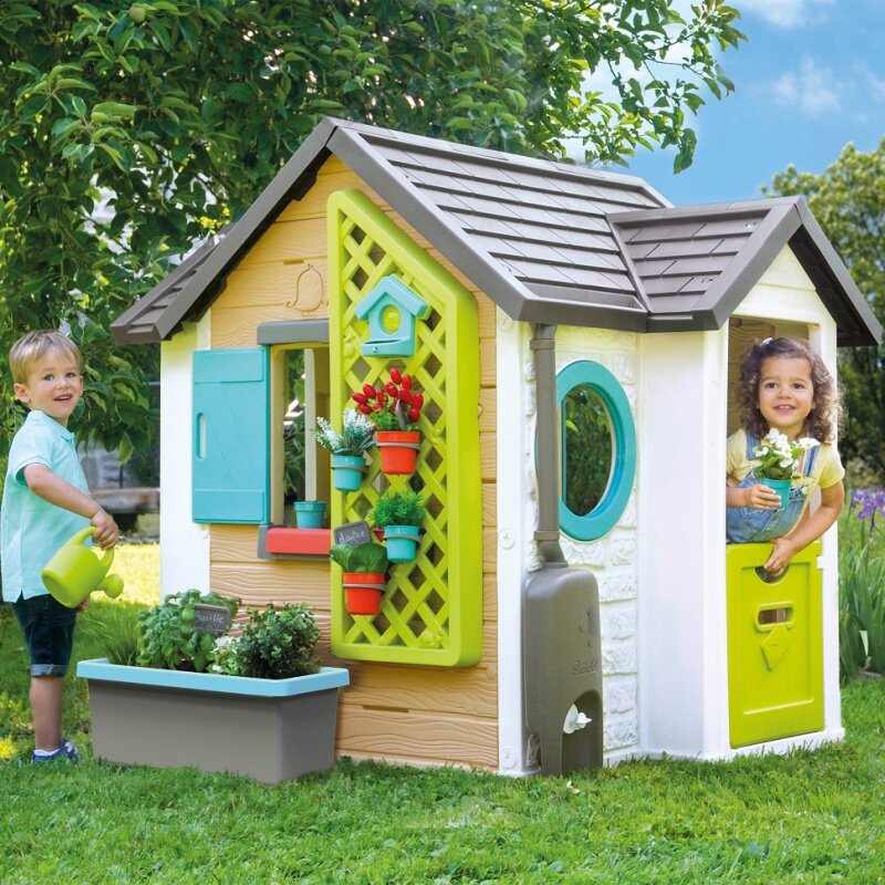 Vaikiškas sodo namelis - Smoby kaina ir informacija | Vaikų žaidimų nameliai | pigu.lt