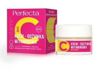 Dieninis ir naktinis veido kremas su vitaminu C Perfecta Bio Vitamin, 50 ml kaina ir informacija | Veido kremai | pigu.lt