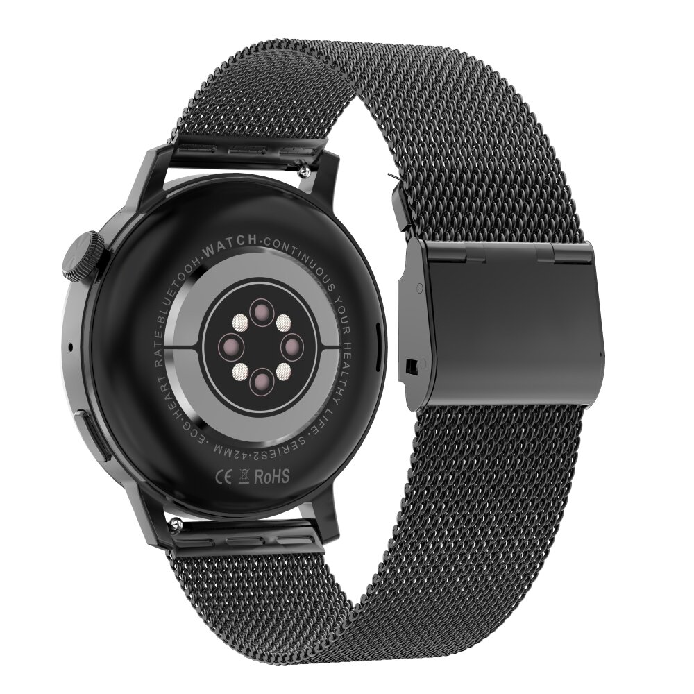 DT NO.1 DT3 Mini Black Metal kaina ir informacija | Išmanieji laikrodžiai (smartwatch) | pigu.lt