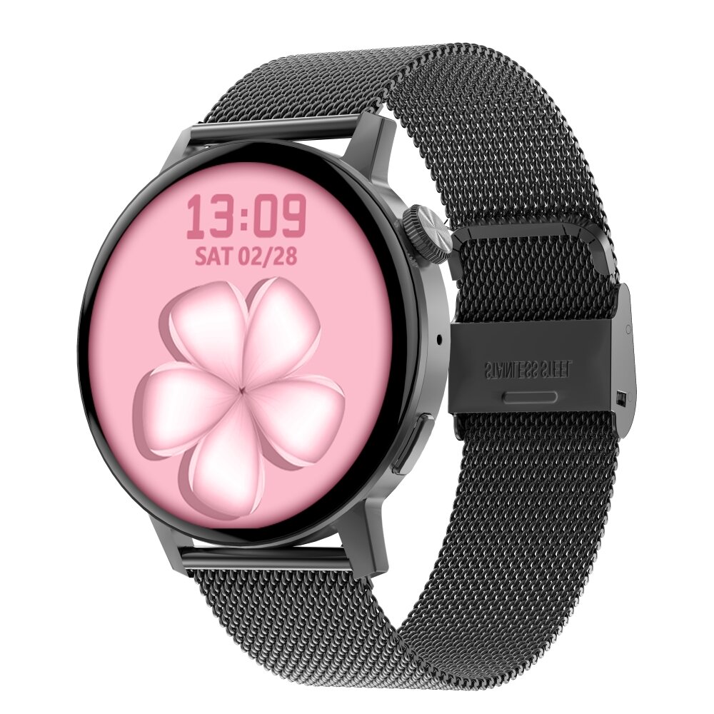 DT NO.1 DT3 Mini Black Metal kaina ir informacija | Išmanieji laikrodžiai (smartwatch) | pigu.lt