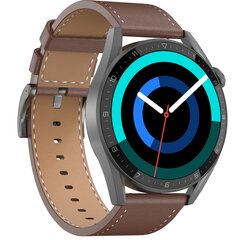 DT NO.1 DT3 max NFC смарт-часы, черный с кожаным браслетом цена и информация | Смарт-часы (smartwatch) | pigu.lt