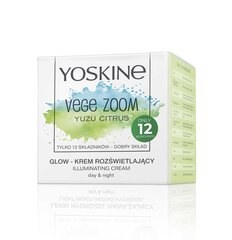 Осветляющий крем для лица Yoskine Vege Zoom Yuzu Citrus, 50 мл цена и информация | Кремы для лица | pigu.lt