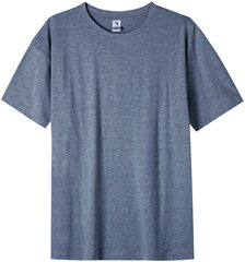 Marškinėliai vyrams Glo Story Grey MPO D2210, pilki kaina ir informacija | Vyriški marškinėliai | pigu.lt