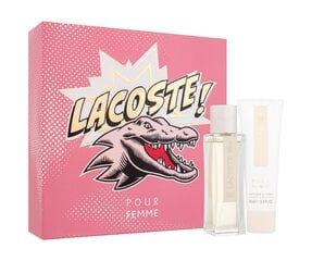 Набор для женщин Lacoste Pour Femme, парфюм EDP 50 мл + лосьон для тела 50 мл цена и информация | Женские духи | pigu.lt