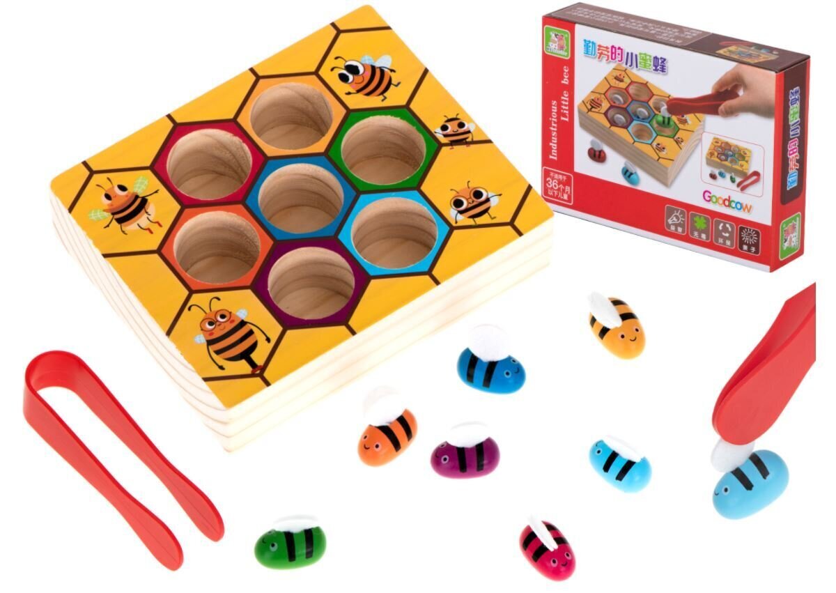 Montessori žaidimas Bičių korys kaina ir informacija | Lavinamieji žaislai | pigu.lt