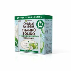 Твердый шампунь Garnier Original Remedies, кокос, алоэ вера, увлажняющий, 60 г цена и информация | Шампуни | pigu.lt