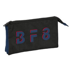 Mokyklinis dėklas BlackFit8 Urban Juoda Tamsiai mėlyna (22 x 12 x 3 cm) kaina ir informacija | Kanceliarinės prekės | pigu.lt