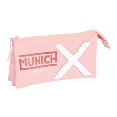 Mokyklinis dėklas Munich Makeup Rožinė (22 x 12 x 3 cm) kaina ir informacija | Kanceliarinės prekės | pigu.lt