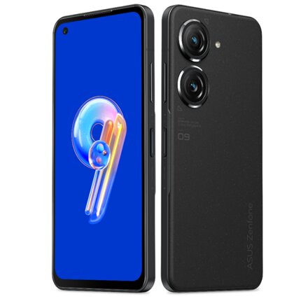 Asus Zenfone 9 5G 8/128GB Dual SIM Midnight Black 90AI00C1-M00020 kaina ir informacija | Mobilieji telefonai | pigu.lt