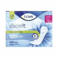Обычные прокладки без крылышек Tena Discreet Extra, 20 штук цена и информация | Тампоны, гигиенические прокладки для критических дней, ежедневные прокладки | pigu.lt