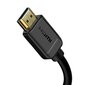 HDMI kabelis Baseus High Definition Series, juodas kaina ir informacija | Kabeliai ir laidai | pigu.lt