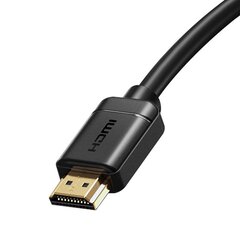 HDMI kabelis Baseus High Definition Series, juodas kaina ir informacija | Kabeliai ir laidai | pigu.lt